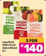 Game Liqui Fruit 100% Fruit Juice Blend-For 3 x 2Ltr offer