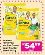 Game Nespray FortiGrow Medium Cream Dairy Powder Blend-400g offer