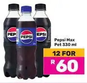 Game Pepsi Max Pet-For 12 x 330ml offer