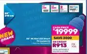 Game Samsung 85 4K Mini LED Smart TV UA85M70 850046931 offer