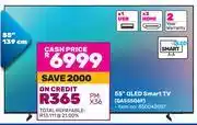 Game Samsung 55 QLED Smart TV QA555Q6F 850042007 offer
