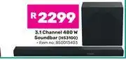 Game Hisense 3.1 Channel 480W Soundbar HS3100 850013403 offer