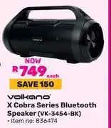 Game Volkano X-Cobra Series Bluetooth Speaker VK-3454-BK 836474 offer