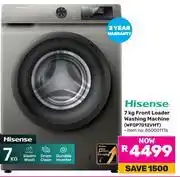 Game Hisense 7Kg Front Loader Washing Machine WFQP7012VMT 850001176 offer