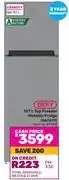 Game Defy 157L Top Freezer Metallic Fridge DAD239 817418 offer