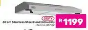 Game Defy 60cm Stainless Steel Hood DCH60SS 837162 offer