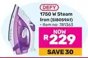 Game Defy 1750W Steam Iron SI8059A1 781363 offer