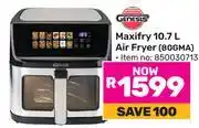 Game Genesis Maxifry 10.7L Air Fryer 80GMA 850030713 offer