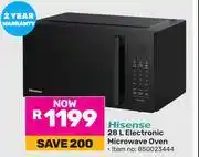 Game Hisense 28L Electronic Microwave Oven 850023444 offer