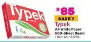 Game Typek A4 White Paper 500 Sheet Ream 181955 offer