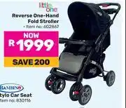 Game Little One Reverse One Hand Fold Stroller 602867 offer