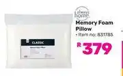 Game Always Home Memory Foam Pillow 831785 offer