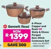 Game Bennett Read 6 Piece Copper & Rock Or Slate & Stone Forged Non Stick Cookware Set 801317/850014961-P offer