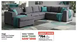 House & Home Vega Corner with Console offer
