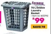 Game Formosa 75L Debble Laundry Basket 833792 offer