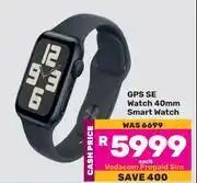 Game GPS SE Watch 40mm Smart Watch offer