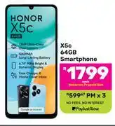 Game Honor X5c 64GB Smartphone offer
