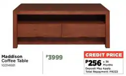 House & Home Maddison Coffee Table offer