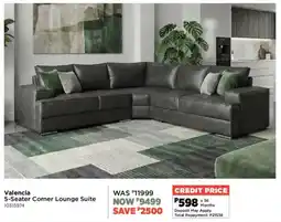 House & Home Valencia 5-Seater Corner Lounge Suite offer