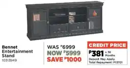 House & Home Bennet Entertainment Stand offer