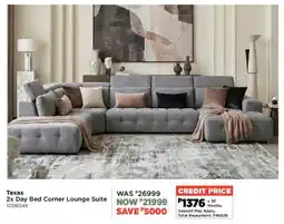 House & Home Texas 2x Day Bed Corner Lounge Suite offer