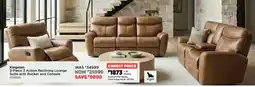 House & Home Kingston 3 Action Reclining Lounge Suite with Rocket and Console offer