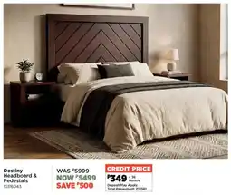 House & Home Destiny Headboard & Pedestals offer