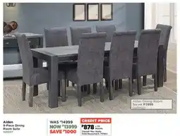 House & Home Aiden Dining Room Suite offer