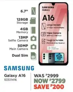 House & Home Samsung Galaxy A16 offer