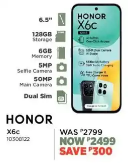 House & Home Honor X6c offer