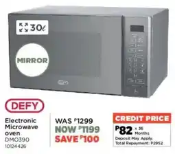 House & Home Defy Electronic Microwave Oven offer