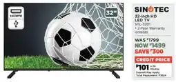 House & Home Sinotec 32-inch HD LED TV offer