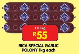 Shoprite Rica special garlic polony offer
