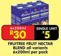 Shoprite Fruitree fruit nectar blend offer