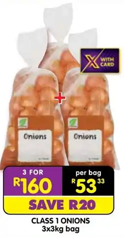 Shoprite Class 1 Onions offer