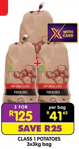 Shoprite Class 1 Potatoes offer