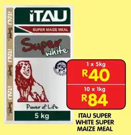 Shoprite Itau super white super maize meal offer