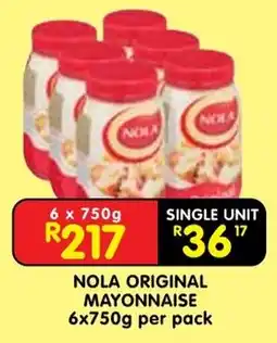 Shoprite Nola original mayonnaise offer