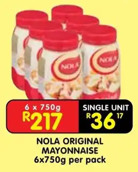 Shoprite Nola original mayonnaise offer