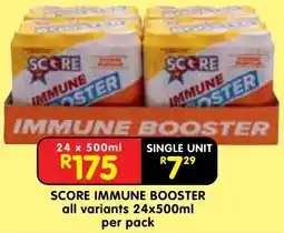 Shoprite Score immune booster offer