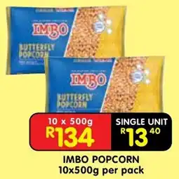 Shoprite Imbo popcorn offer