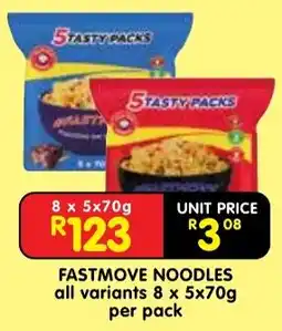 Shoprite Fastmove Noodles offer