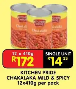Shoprite Kitchen pride chakalaka mild & spicy offer