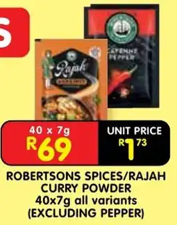 Shoprite Robertsons spices/ rajah curry powder offer