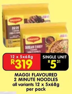 Shoprite Maggi flavoured 2 minute noodles offer