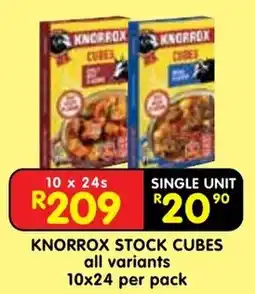 Shoprite Knorrox stock cubes offer