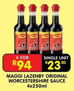 Shoprite Maggi lazenby original worcestershire sauce offer