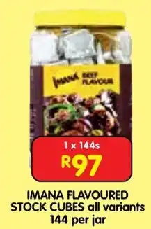 Shoprite Imana flavoured stock cubes offer