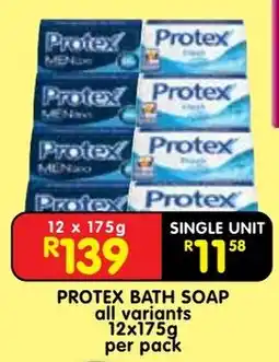 Shoprite Protex bath soap offer