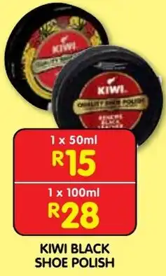Shoprite Kiwi black shoe polish offer